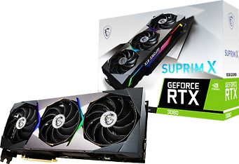 MSI GeForce RTX 3080 SUPRIM X 10G -näytönohjain PCI-e-väylään