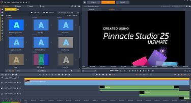 Pinnacle Studio 25 Ultimate -videoeditointiohjelmisto, DVD, kuva 3