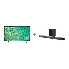Samsung CU8072 65" 4K LED TV + HW-Q700C 3.1.2 Dolby Atmos Soundbar -tuotepaketti
