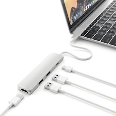 Satechi Slim USB-C MultiPort -adapteri, Silver, kuva 2