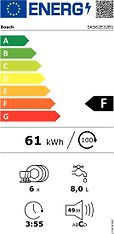 Bosch SKS62E32EU Serie 4 -pöytäastianpesukone, valkoinen, kuva 6