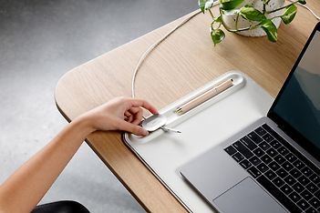 Orbitkey Desk Mat Slim -työpöytämatto, valkoinen, kuva 7