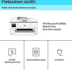 HP OfficeJet Pro 9720e Wide Format All-in-One -monitoimitulostin, kuva 12