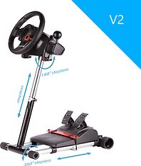 Wheel Stand Pro V2 Deluxe rattiteline Logitech Driving Force GT/PRO/EX/FX -rateille