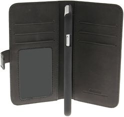 Insmat Flip Case lompakkokotelo iPhone 6 / 6s / 7 / 8 / SE, musta, kuva 3
