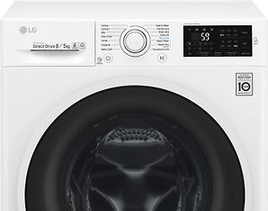 LG F4J6TM0W - kuivaava pesukone, valkoinen, kuva 6