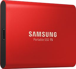Samsung SSD T5 ulkoinen SSD-levy 500 Gt, punainen, kuva 5