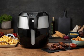 OBH Nordica Easy Fry XXL -airfryer, musta/teräs, kuva 14