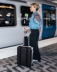 Db Ramverk Pro Carry-on -matkalaukku, 55 cm, musta/hopea, kuva 4
