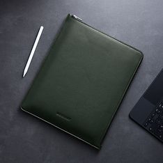 Woolnut Leather Folio -suojatasku iPad Pro 13" & Air, vihreä, kuva 7