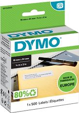 Dymo LabelWriter -monikäyttötarra 19 x 51 mm, 500 tarraa, valkoinen