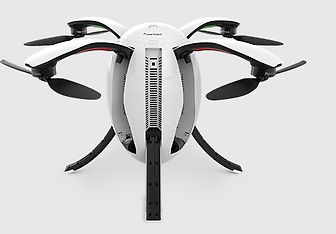 PowerVision PowerEgg -nelikopteri, 4K HD videokameralla, mustavalkoinen, kuva 2