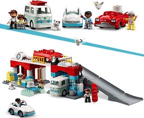 LEGO DUPLO Town 10948 - Pysäköintitalo ja autopesula, kuva 5