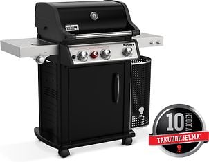 Weber Spirit EP-335 Premium GBS -kaasugrilli, musta