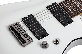 Schecter Omen 8 -8-kielinen sähkökitara, Vintage White, kuva 4