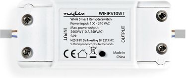 Nedis SmartLife WIFIPS10WT -virtakytkin, 10 A, 2400 W