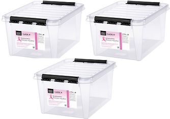 Orthex Smart Store Classic 31/6 Boxes With Clip Closure In Set, With