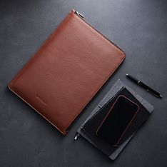 Woolnut Leather Folio -suojatasku 13/14"  MacBook, konjakki, kuva 8