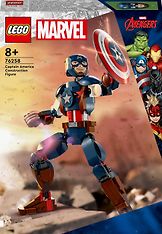 LEGO Super Heroes Marvel 76258 - Rakennettava Captain America ‑hahmo
