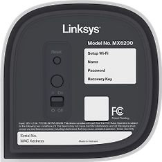Linksys Velop Pro 6E MX6202 Tri-band WiFi6E -Mesh-järjestelmä, 2-pack, kuva 9
