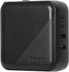 Targus GaN 100 W USB-C/USB-A Multiport -laturi, musta