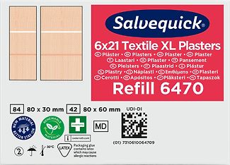 Salvequick -iso kangaslaastari, 6 x 21 kpl, kuva 3