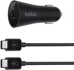 Belkin 27W USB-C -autolaturi, mukana 1,2 m kaapeli
