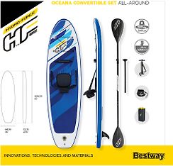 Bestway Hydro-Force Oceana SUP -lautapaketti, 305 x 84 x 12cm, kuva 3