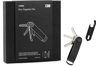 Orbitkey Active Key Organiser + Multi-tool V2 -lahjapakkaus, musta