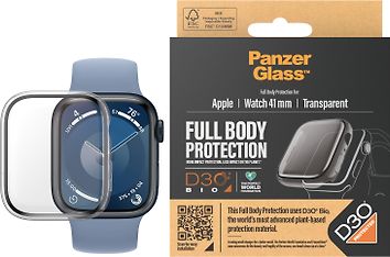 PanzerGlass Full Body D3O -panssarilasi Apple Watch 9, 41 mm, kirkas, kuva 4