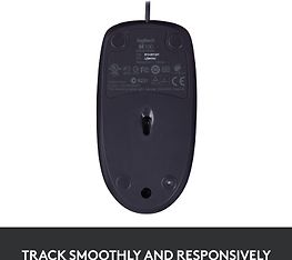 Logitech B100 -hiiri yrityskäyttöön, musta, kuva 6