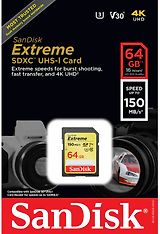 Sandisk Extreme SDXC 64 Gt -muistikortti, kuva 2