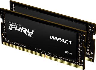 Kingston FURY Impact DDR4 2666 MHz SO-DIMM CL16 32 Gt -muistimodulipakkaus