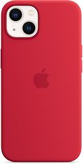 Apple iPhone 13 silikonikuori MagSafella, punainen (PRODUCT)RED