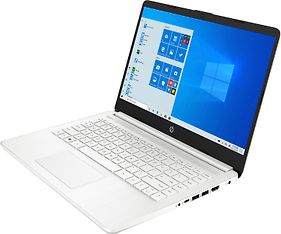 HP Laptop 14s-fq1004no 14" -kannettava, Win 11, Valkoinen (480S3EA)