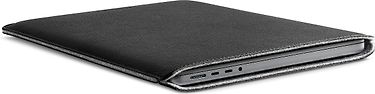 Woolnut Leather Sleeve -suojatasku 14" MacBook Pro, musta, kuva 4