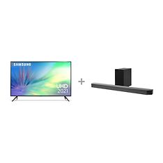 Samsung UE55AU7092 55" 4K Ultra HD LED TV + HW-Q700C 3.1.2 Dolby Atmos Soundbar -tuotepaketti
