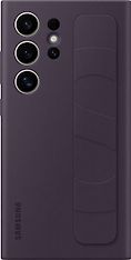 Samsung Galaxy S24 Ultra Standing Grip Case -suojakotelo, tummanvioletti