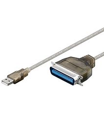 Goobay USB-rinnakkais-adapteri, Centronics 36 pin -> USB uros liitännät. Kaapelin pituus 1.5m