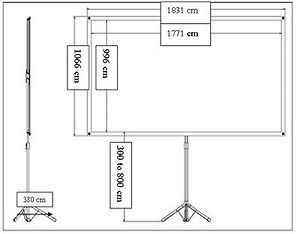 Epson ELPSC21 80" 16:9 -kannettava valkokangas, kuva 2