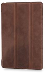 Knomo iPad 9.7" Leather Folio -suojakotelo Apple iPad -tabletille, ruskea