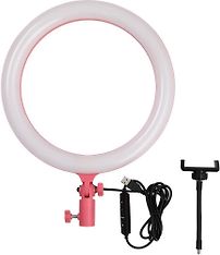 Godox LR120 LED-rengasvalo, pinkki