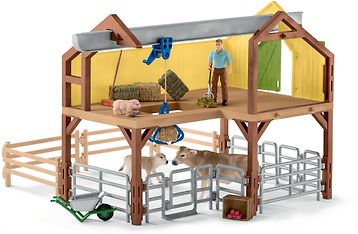 Schleich Farm World 42407 - Maatalo, jossa talli ja eläimet, kuva 3