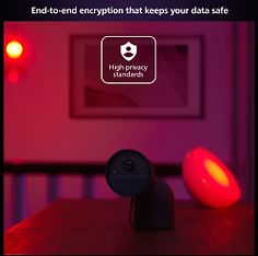 Philips Hue Secure valvontakamera, langallinen, pöytäteline, musta, 1 kpl, kuva 12