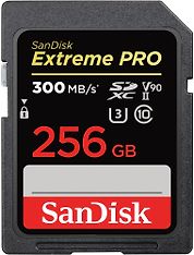 SanDisk Extreme Pro 256 Gt 300MB/s UHS-II V90 -SDXC-muistikortti
