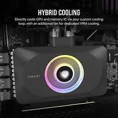 Corsair Hydro X Series XG3 RGB HYBRID -vesiblokki NVIDIA 40- ja 30-sarjan näytönohjaimille, kuva 5