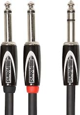 Roland 6,3 mm TRS - 2 x 6,3 mm -audiokaapeli, 3 m