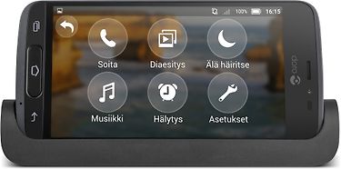 Doro 8040 -Android-puhelin, 16 Gt, musta, kuva 5