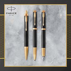 Parker IM Premium Black Gold GT -mustekynä, musta, kuva 6