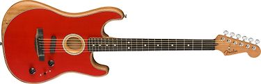 Fender American Acoustasonic Stratocaster -sähkökitara, Dakota Red, kuva 4